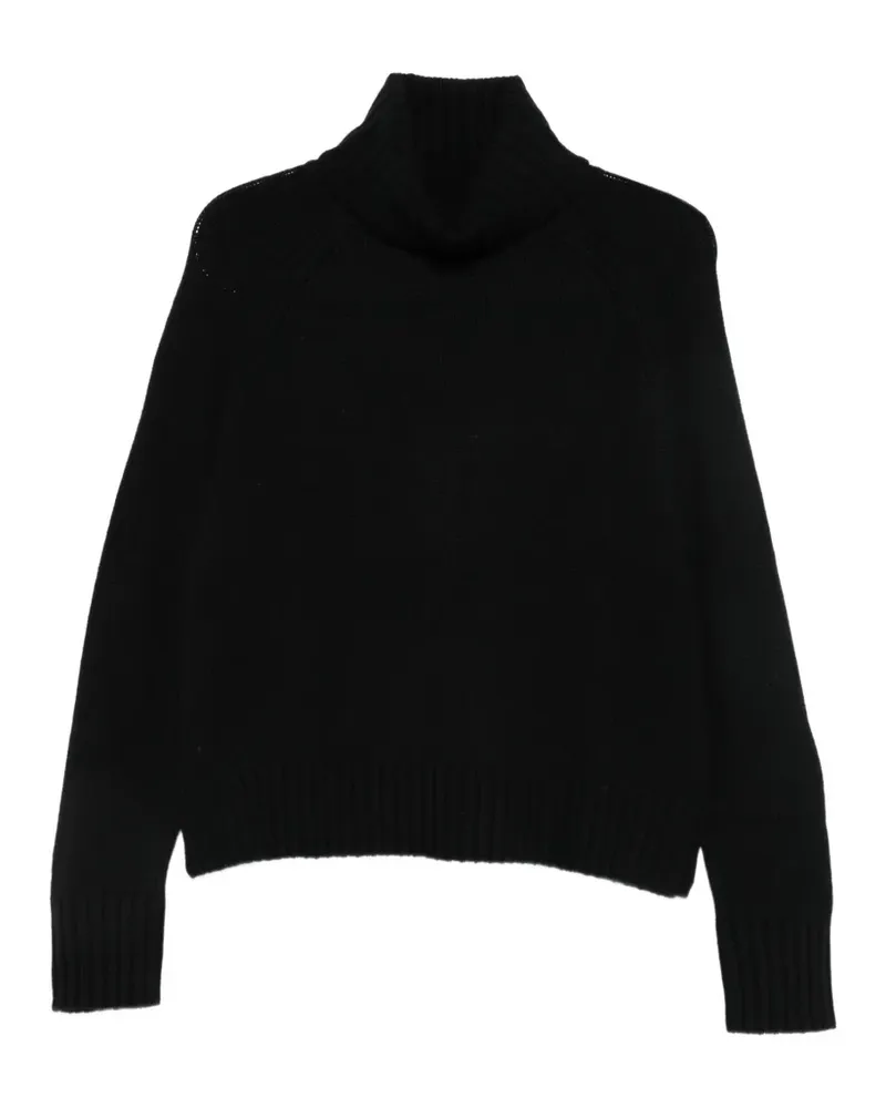 ALLUDE Pullover mit Raglanärmeln - Schwarz Schwarz