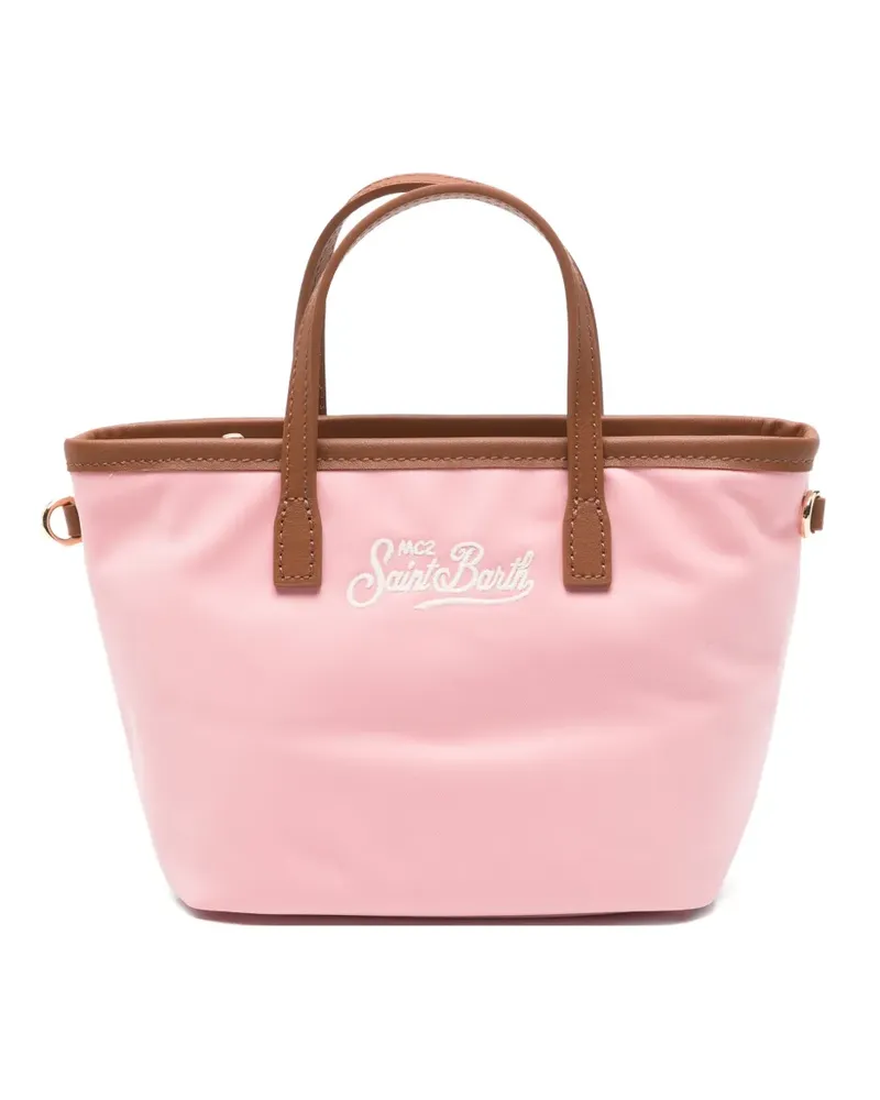 MC2 Saint Barth Mini City Tote Bag mit Logo - Rosa Rosa