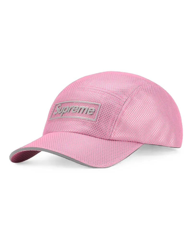 Supreme Being Baseballkappe aus Metallic-Mesh - Rosa Rosa