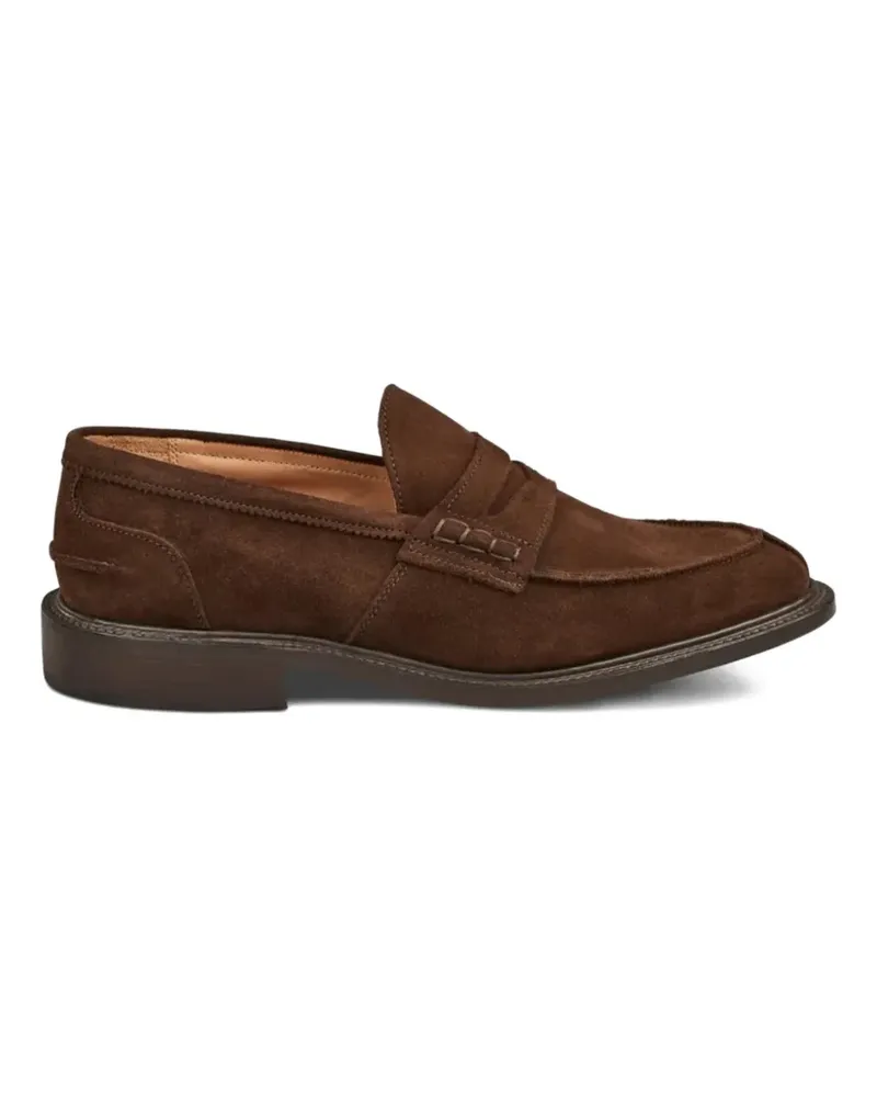 Tricker's James suede loafers - Braun Braun