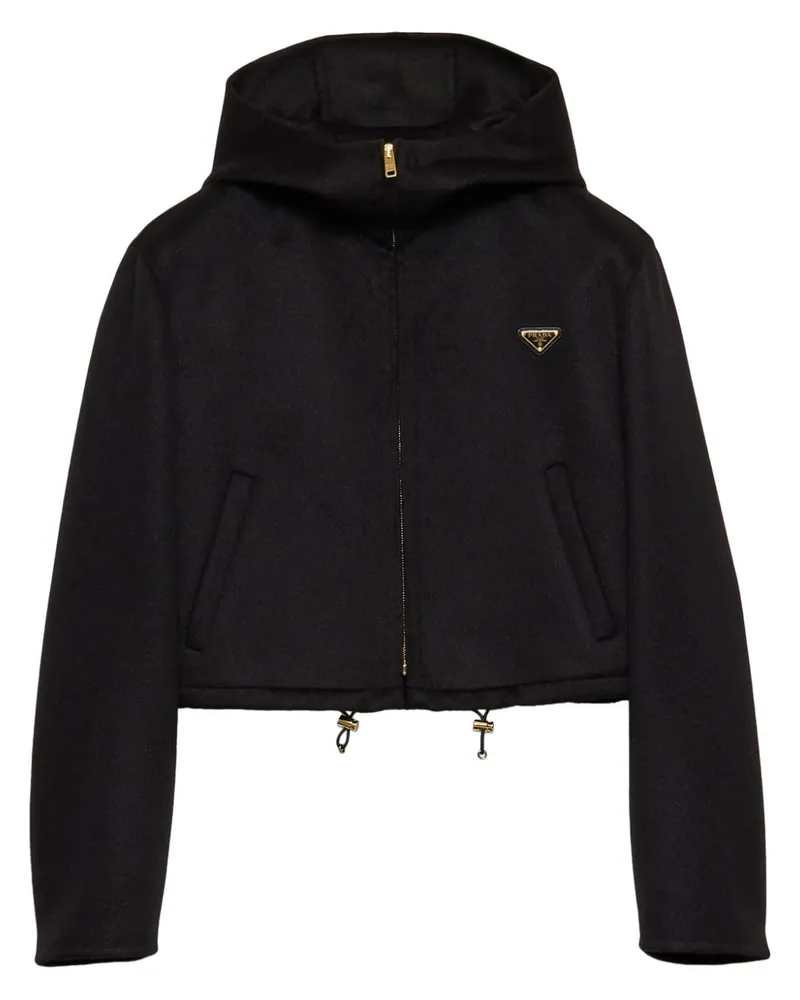 Prada Leichte Blousonjacke - Schwarz Schwarz