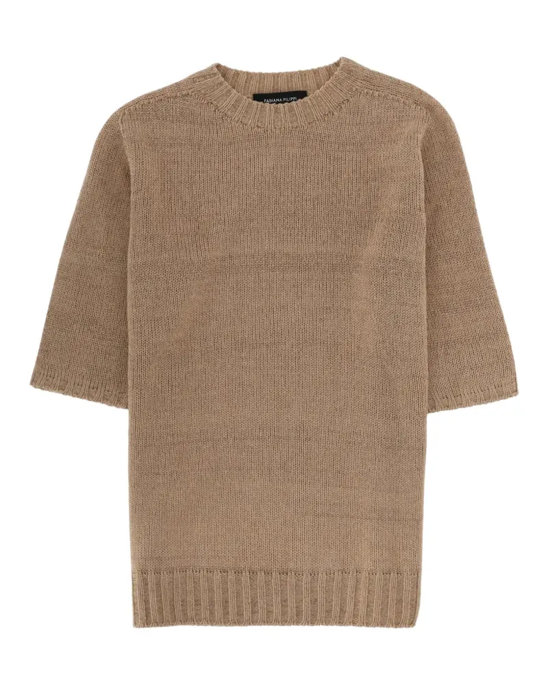 Fabiana Filippi Kurzärmeliges Oberteil - Nude Nude