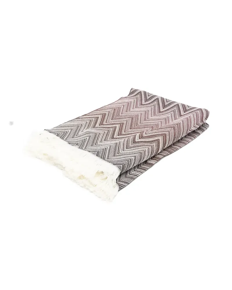 Missoni Home Timmy chevron fringed throw - Braun Braun