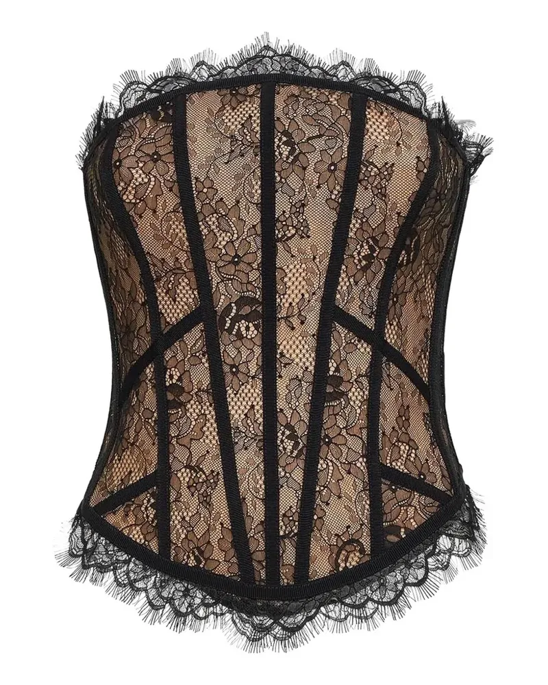 Giuseppe di Morabito scalloped strapless top - Nude Nude