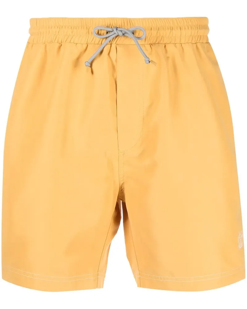 Brunello Cucinelli Halbhohe Badeshorts - Gelb Gelb