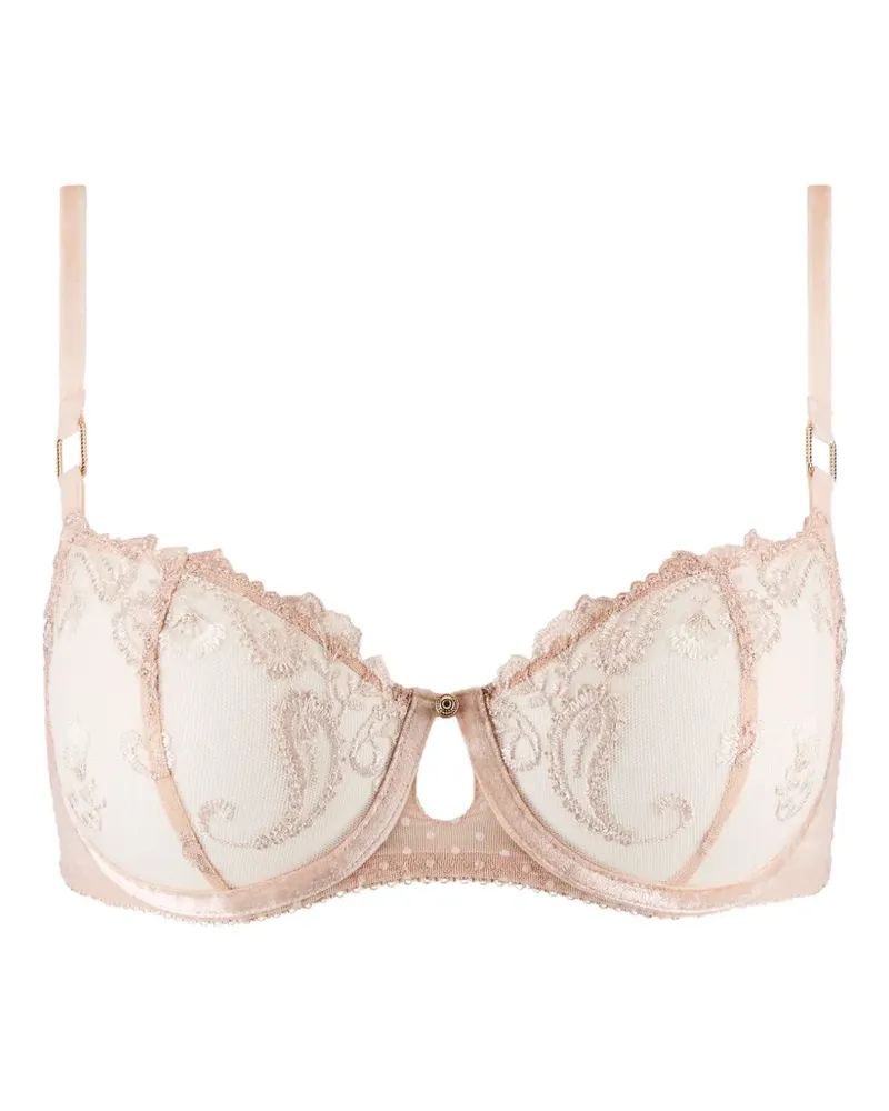 Aubade Bestickter Velvet Memories BH - Rosa Rosa