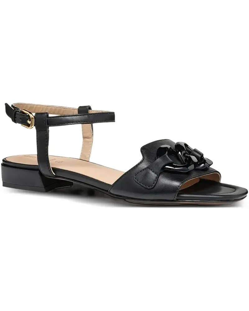 Geox New Eraklia Sandalen mit Knöchelriemen - Schwarz Schwarz