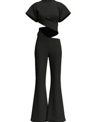 Margherita MACCAPANI Sere Jumpsuit mit Cut-Outs Schwarz