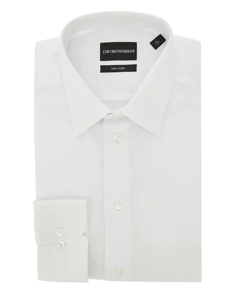 Emporio Armani Klassisches Hemd - Weiß Weiß