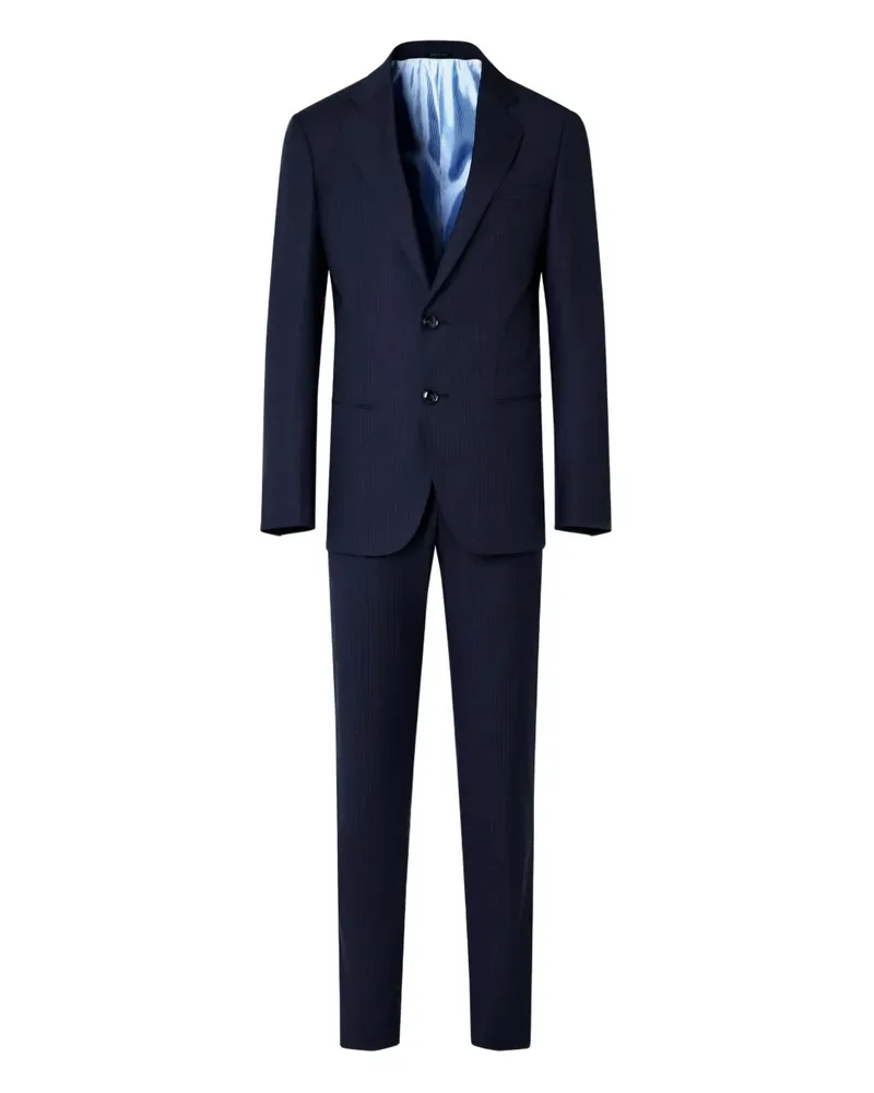 Giorgio Armani Anzug mit Mikro-Nadelstreifen - Blau Blau