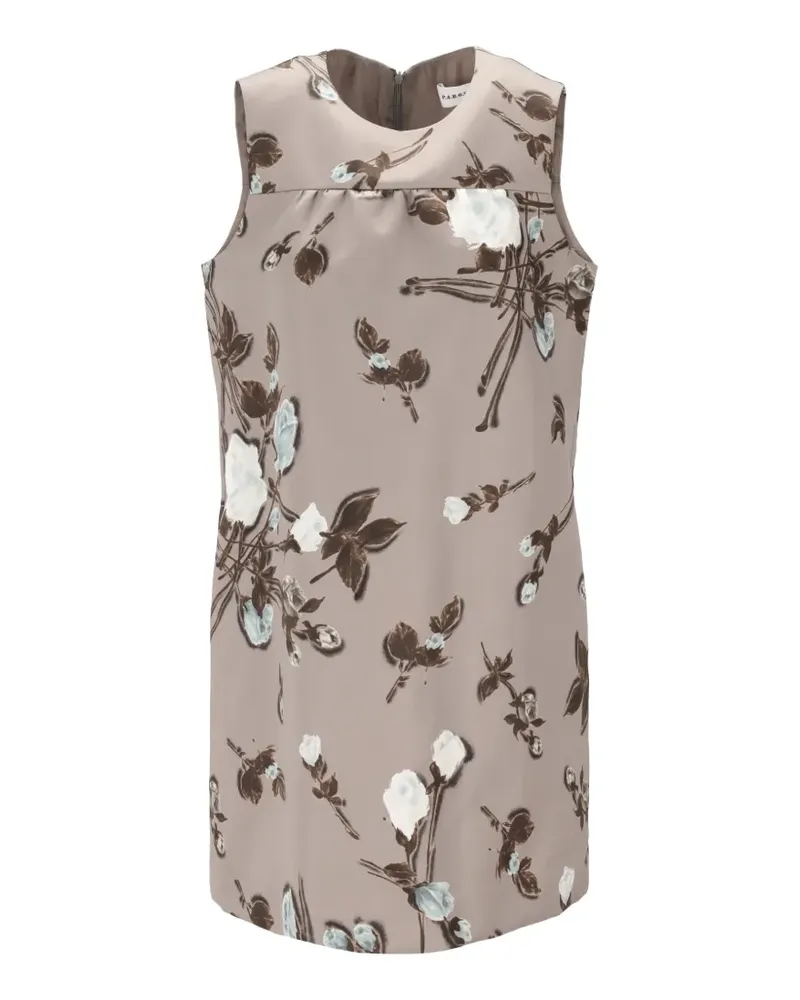 P.A.R.O.S.H. P.A.R.O H. Kleid mit Blumen-Print - Nude Nude