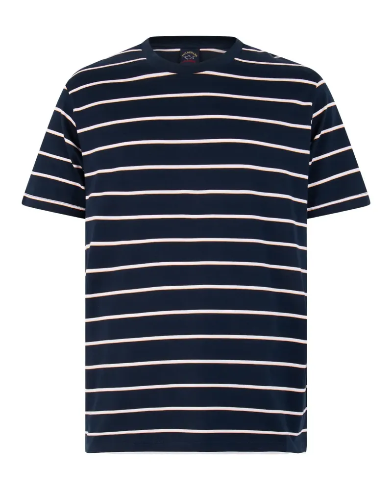 Paul & Shark striped short-sleeve T-shirt - Blau Blau
