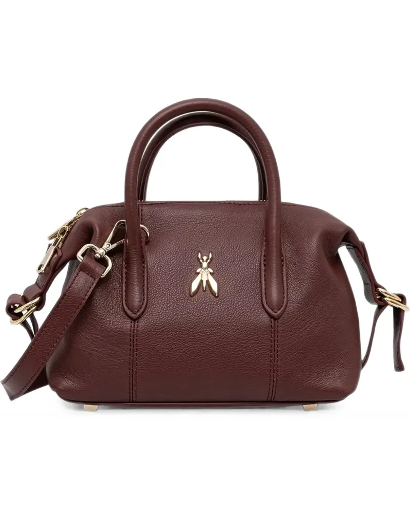Patrizia Pepe mini New Business logo-plaque tote bag - Rot Rot