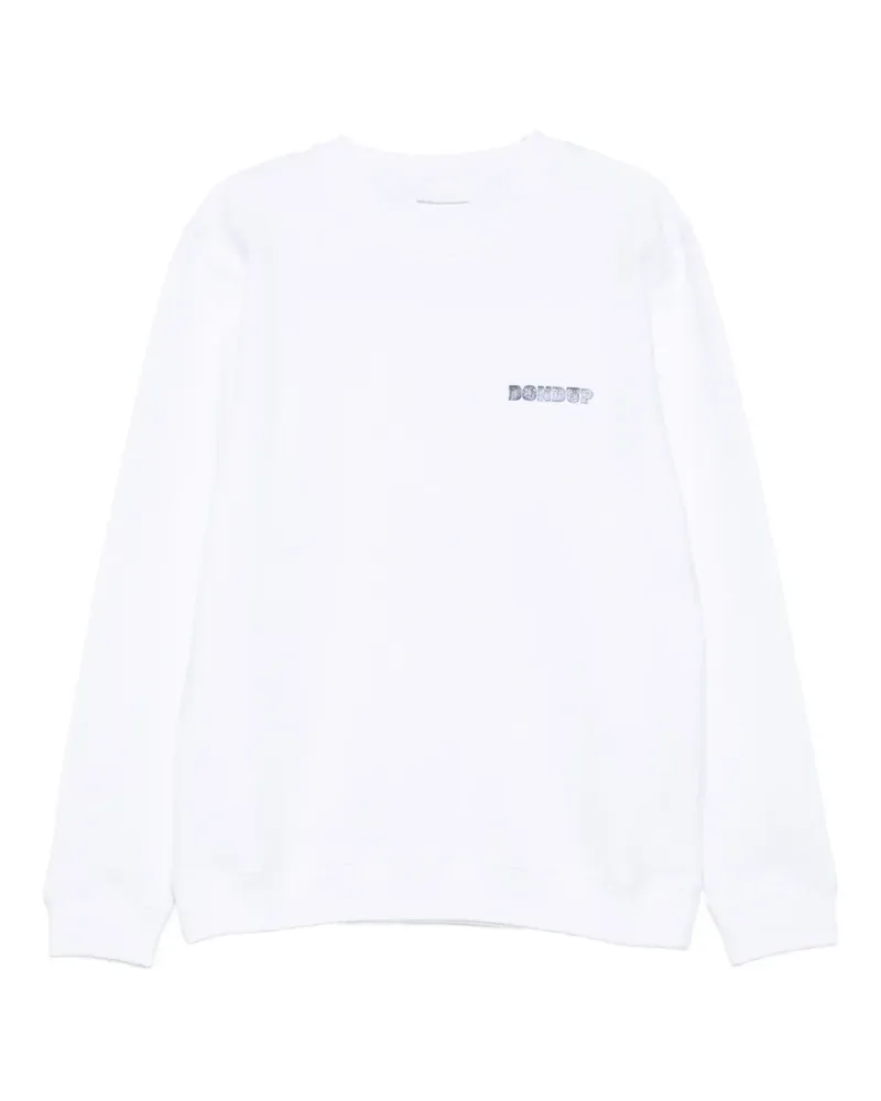 Dondup logo-print crew neck sweatshirt - Weiß Weiß