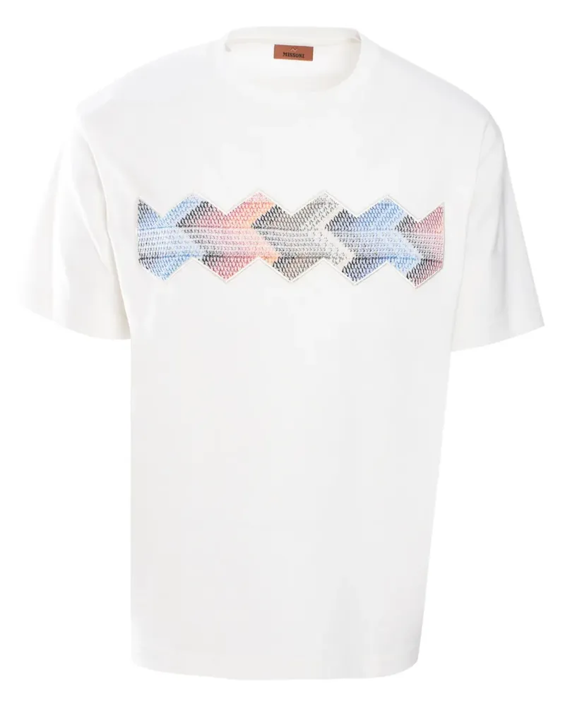 Missoni Klassisches T-Shirt - Weiß Weiß