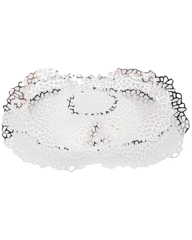 Alessi Opus Tafelaufsatz mit Spiegel - Silber Silber