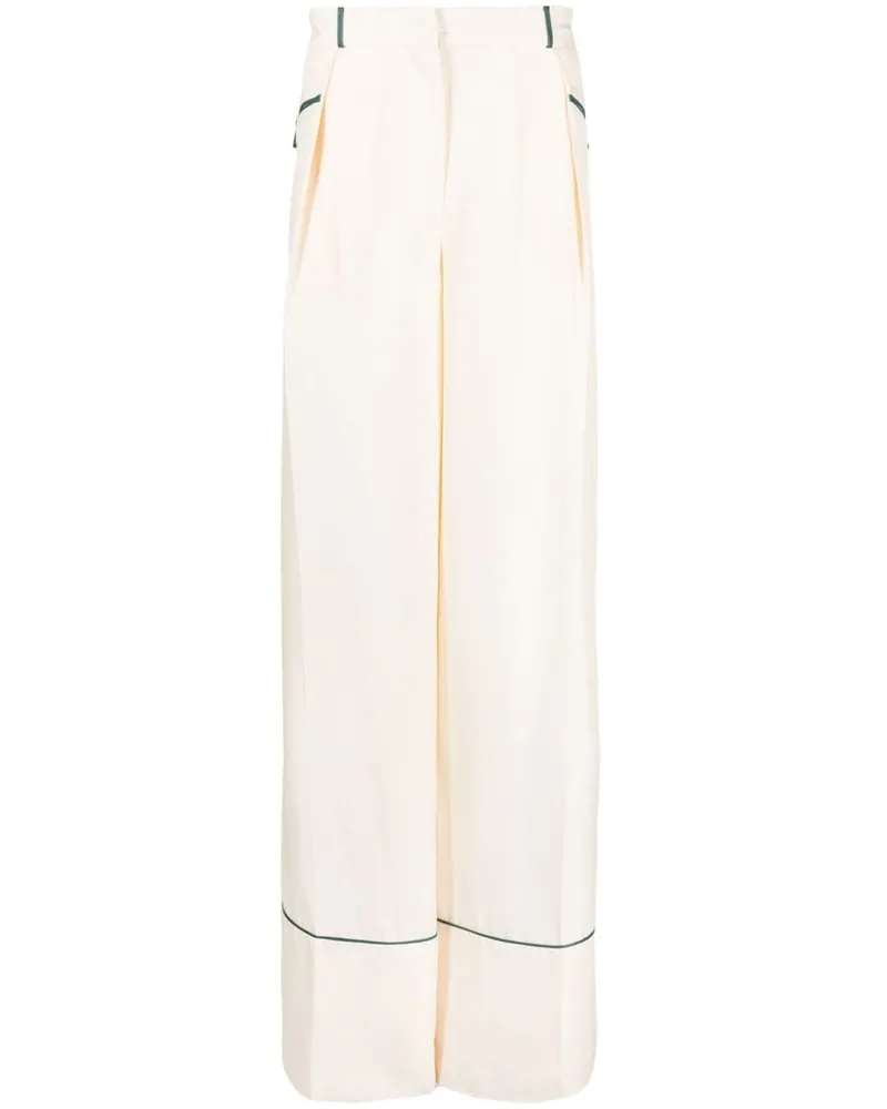 Bally Pyjama-Hose aus Seide - Weiß Weiß