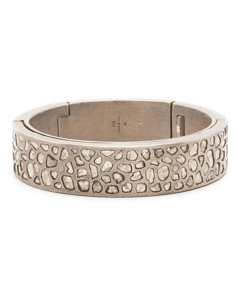 Parts Of Four Sistema Mega-Pave Armreif - Silber Silber