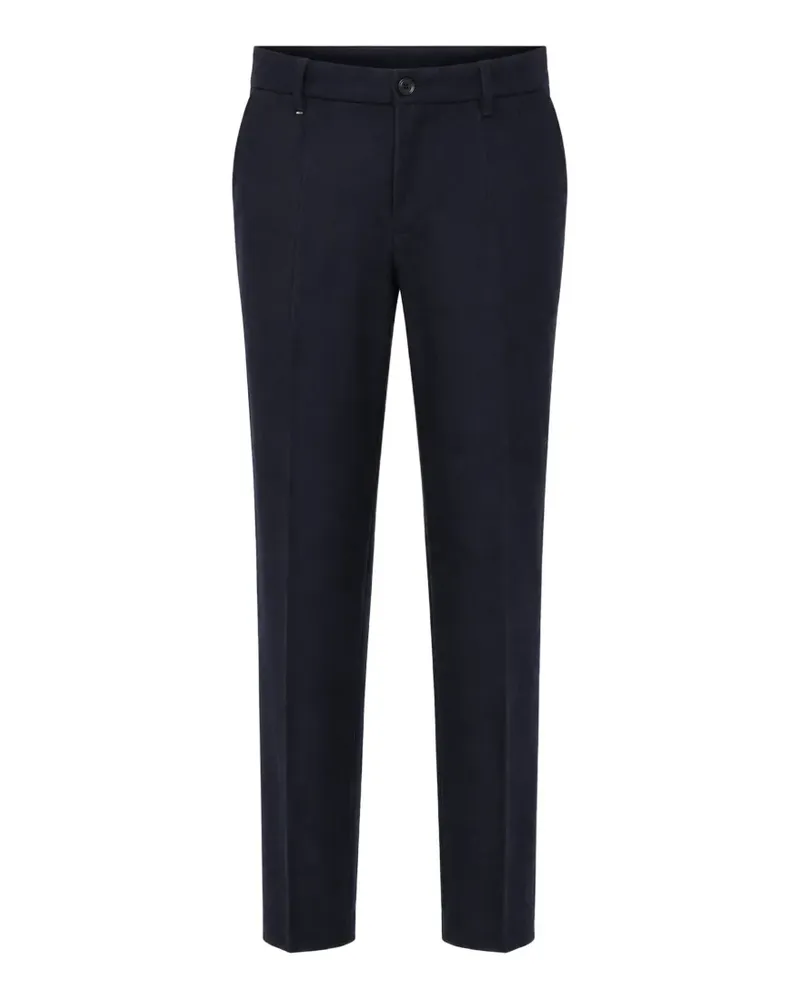 HUGO BOSS pressed-crease tailored trousers - Blau Blau