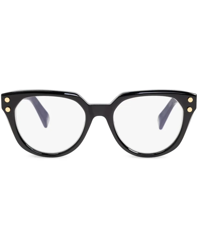 Balmain Cat-Eye-Brille - Schwarz Schwarz