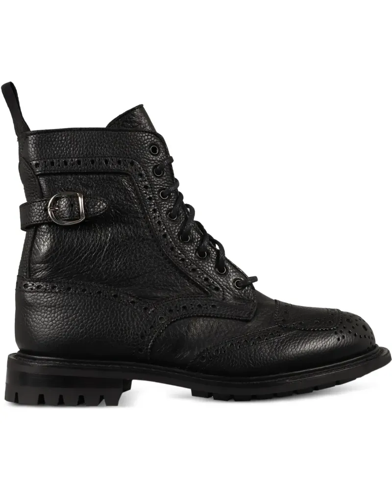 Tricker's Stiefel mit Schnalle - Schwarz Schwarz