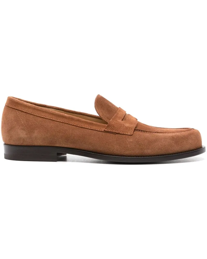 Scarosso Austin Loafer aus Wildleder Braun