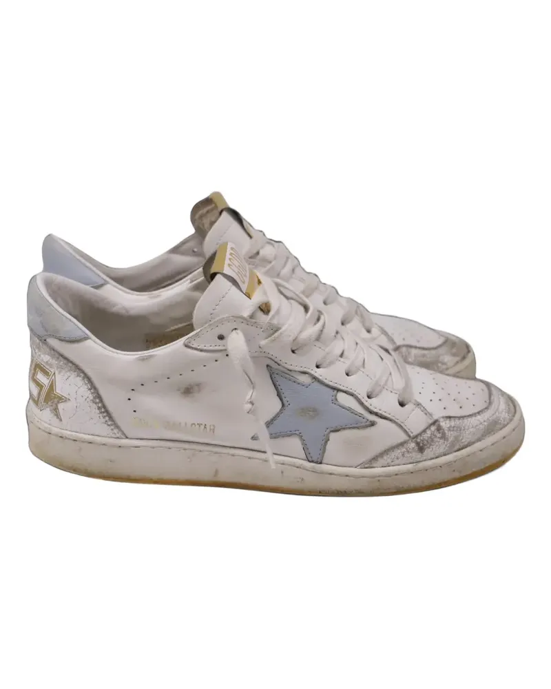 Golden Goose Ball Star Sneakers mit Sternpatch - Weiß Weiß