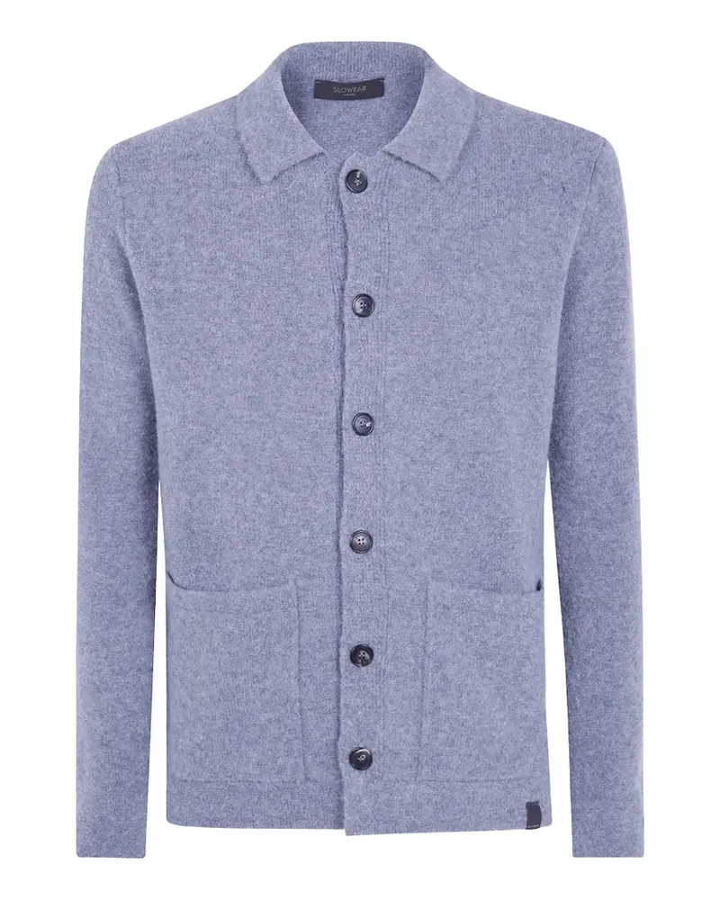 Zanone button-up collared cardigan - Grau Grau