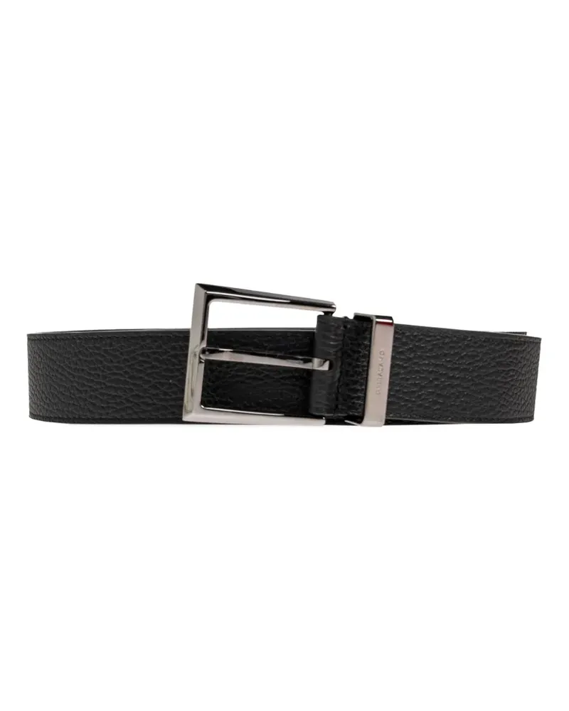 Ferragamo pebbled leather belt - Schwarz Schwarz