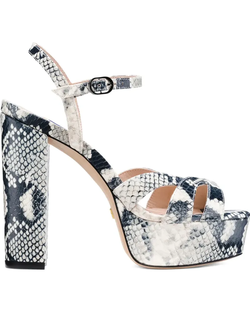 Stuart Weitzman Misty platform sandals - Weiß Weiß