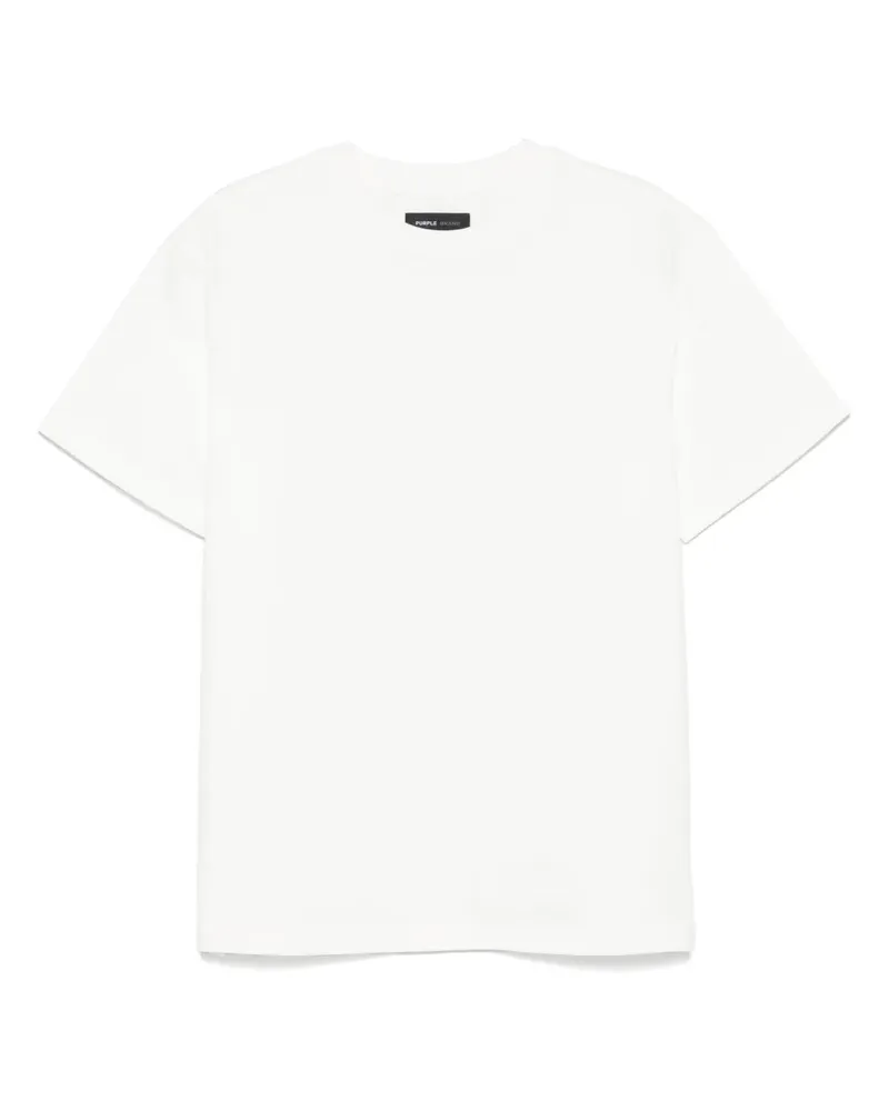 PURPLE BRAND T-Shirt aus Jersey - Weiß Weiß