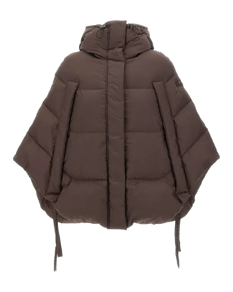 TATRAS Reila Daunenjacke im Cape-Style - Braun Braun