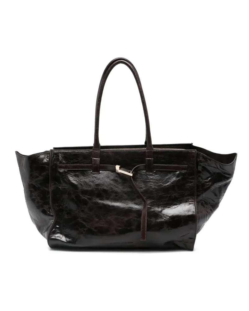 Benedetta Bruzziches Tote Bag mit Reißverschluss - Braun Braun