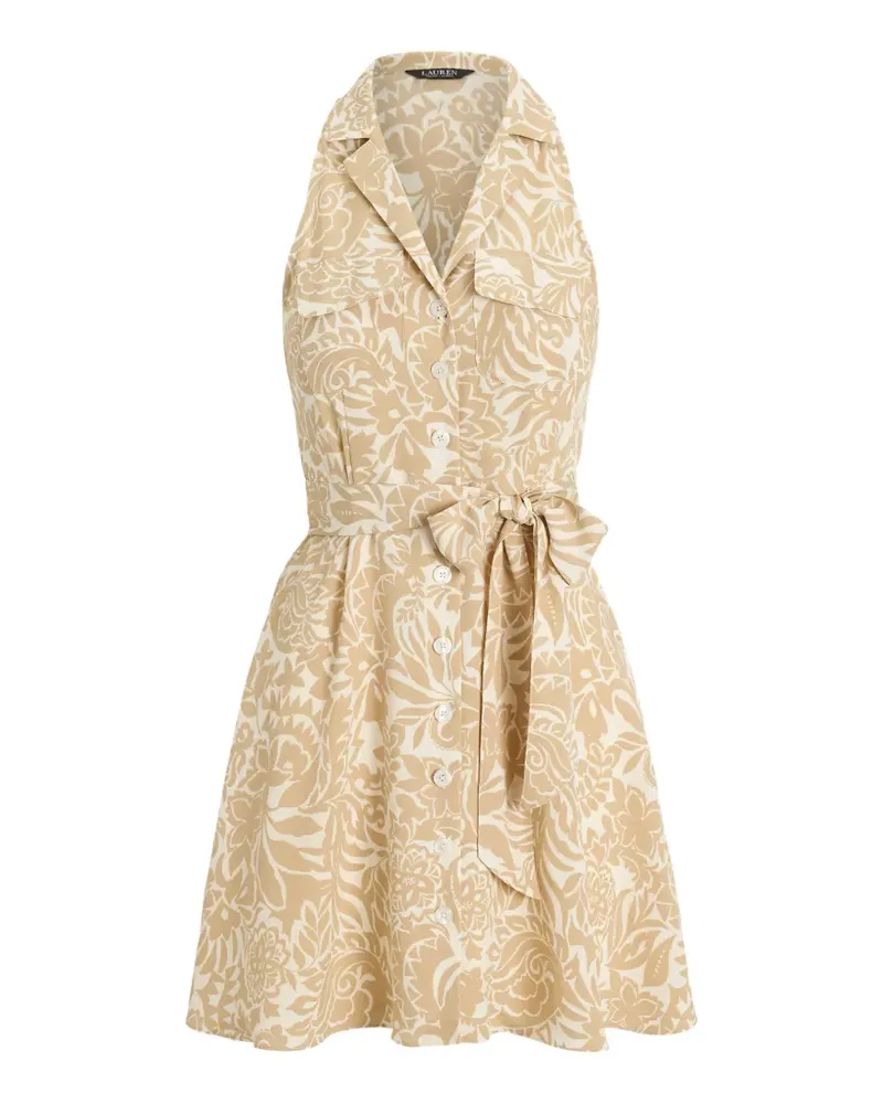 Ralph Lauren Hemdkleid mit Blumenmuster - Nude Nude
