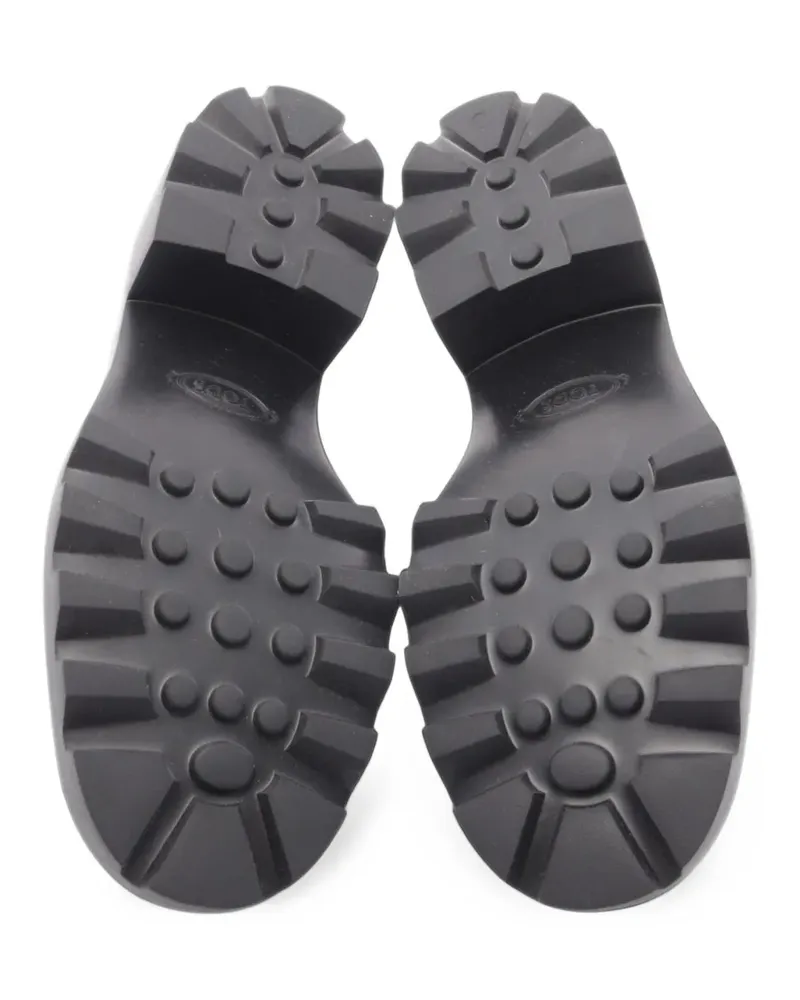 TOD'S 2010s Kate chain-link loafers - Schwarz Schwarz