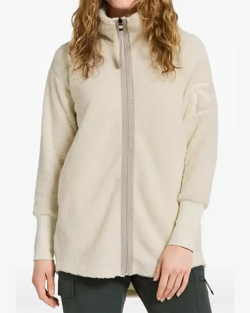 Didriksons 1913 Sweatshirt mit Fleece-Textur - Weiß Weiß