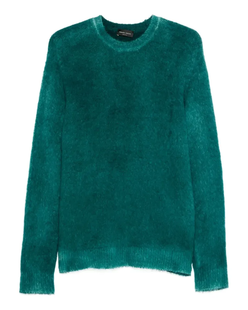 Roberto Collina Pullover mit Rundhalsausschnitt - Grün Grün