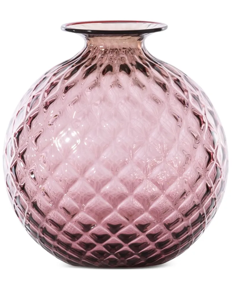 Venini Monofiore Balloton Vase (16,5cm x 14cm) - Rosa Rosa