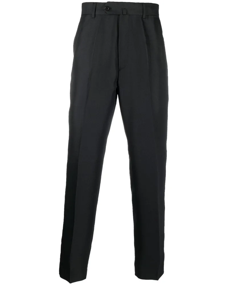 Kenzo Schmal zulaufende Cropped-Hose - Schwarz Schwarz