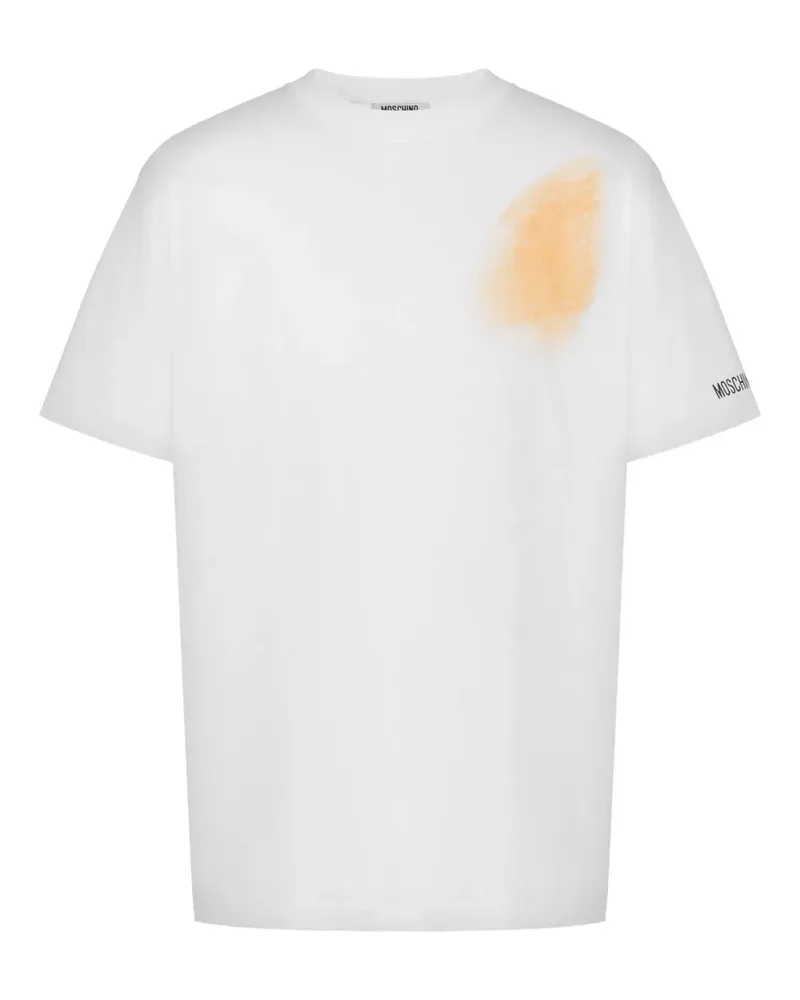 Moschino T-Shirt aus Baumwolle - Weiß Weiß