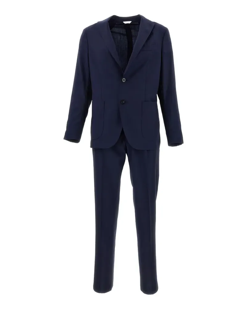 Boglioli single-breasted wool suit - Blau Blau