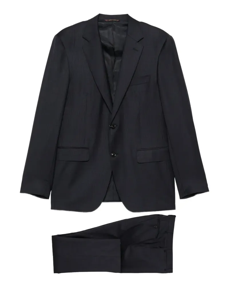 Canali Anzug mit Mikro-Muster - Blau Blau