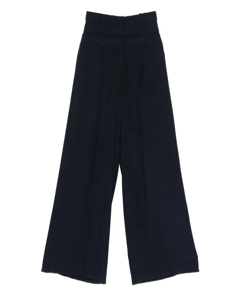 Viktor & Rolf Hose im Layering-Look - Blau Blau