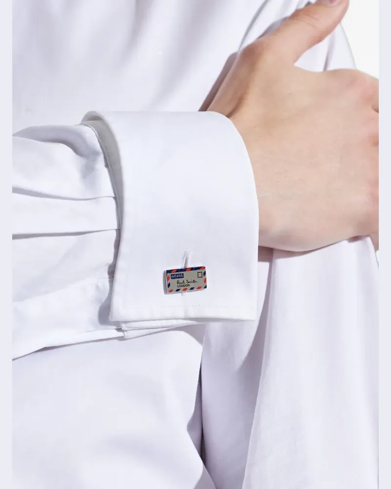 Paul Smith Airmail cufflinks - Silber Silber