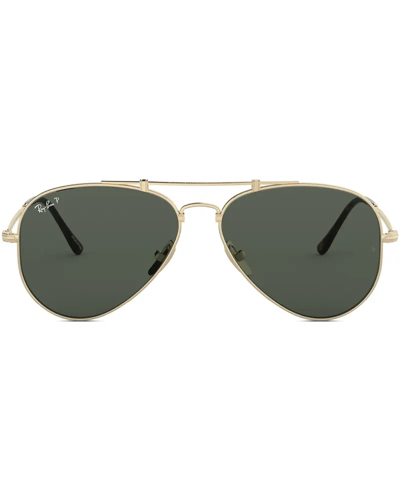 Ray Ban Getönte Pilotenbrille - Gold Gold