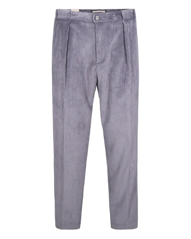 Briglia 1949 pleated corduroy trousers - Grau Grau