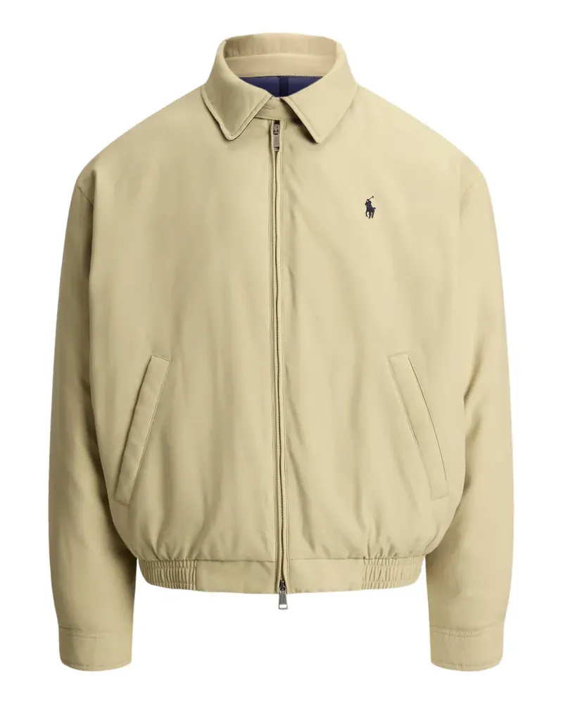 Ralph Lauren The Big Bayport Jacke mit Logo-Stickerei - Nude Nude