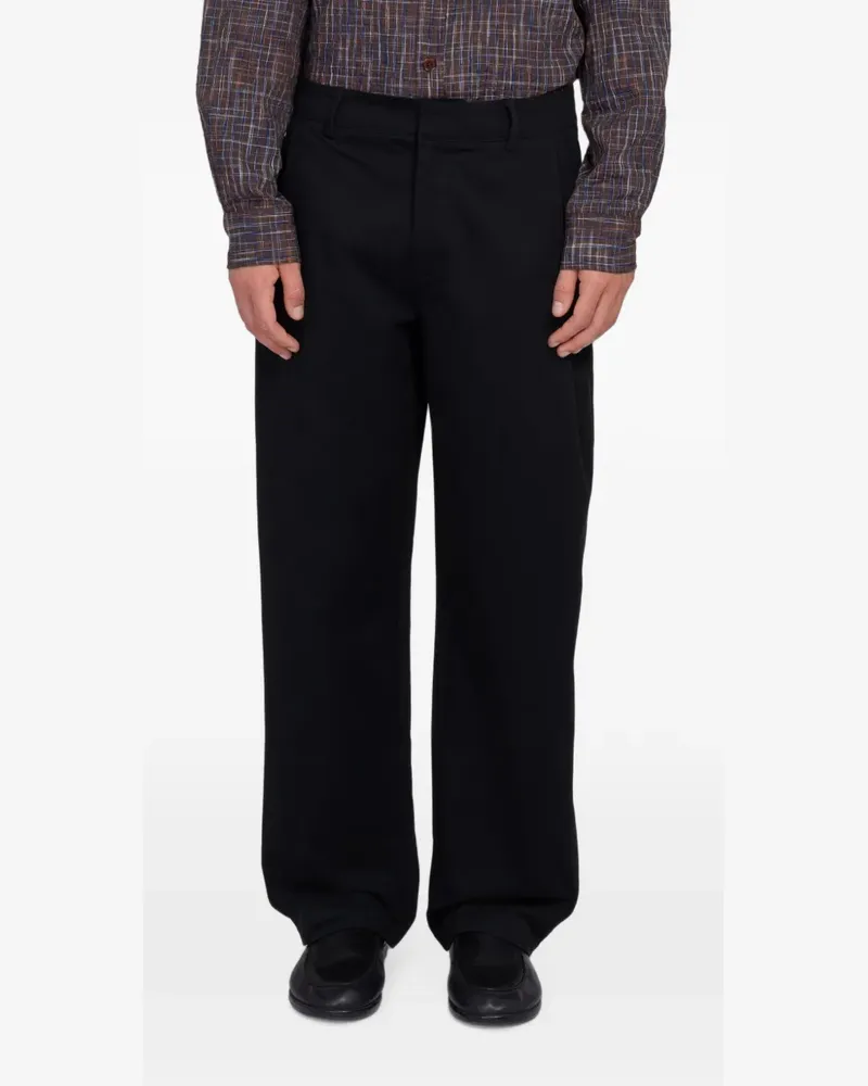 Minimum Julian wide-leg trousers - Schwarz Schwarz