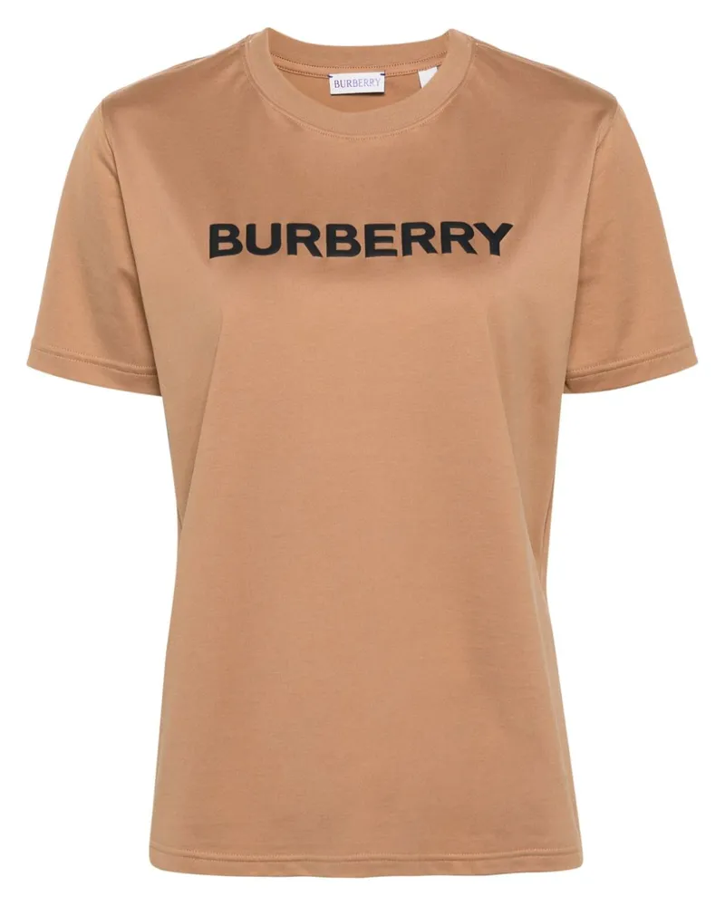 Burberry T-Shirt mit Logo-Print - Braun Braun