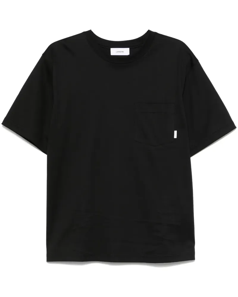 LARDINI Klassisches T-Shirt - Schwarz Schwarz